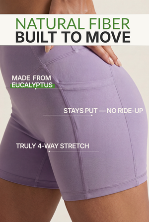 High-Rise Bike Shorts with Pockets