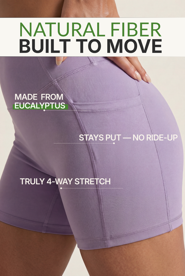High-Rise Bike Shorts with Pockets
