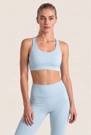 Strappy-Back Sports Bra