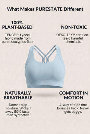 Strappy-Back Sports Bra