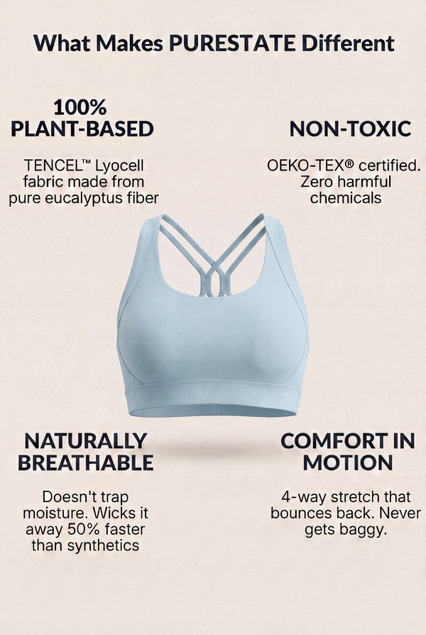 Strappy-Back Sports Bra