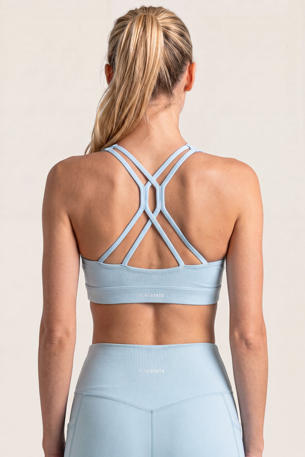 Strappy-Back Sports Bra