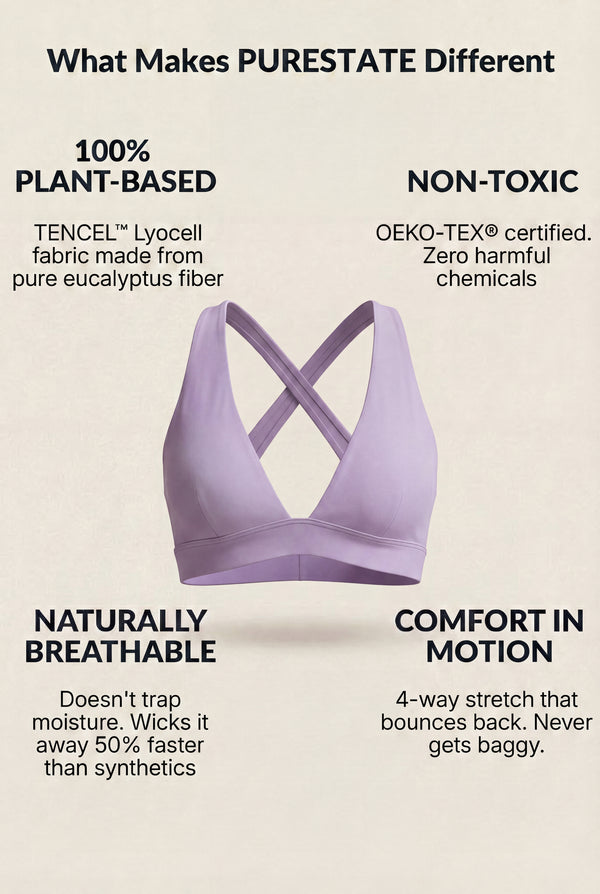 V-Neck Crossback Sports Bra1