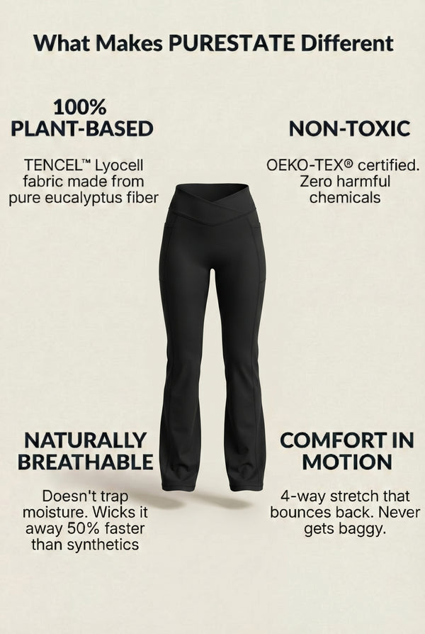 High-Rise Flare Leggings with Pockets