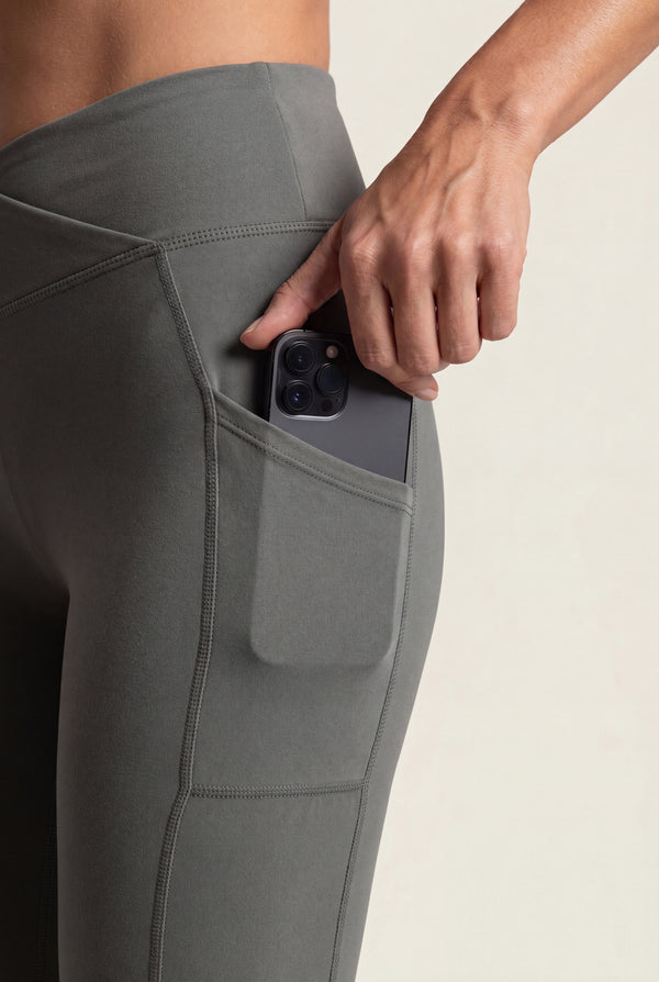 High-Rise Flare Leggings with Pockets