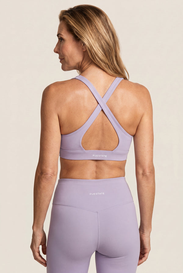 V-Neck Crossback Sports Bra