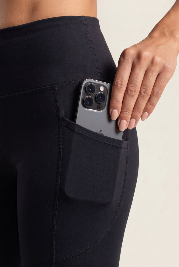 High-Rise Full-Length Leggings with Pockets