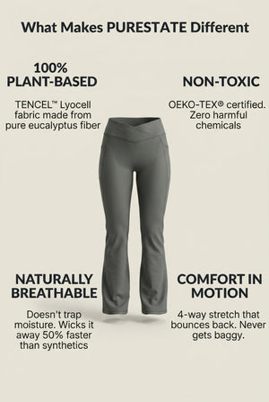 High-Rise Flare Leggings with Pockets