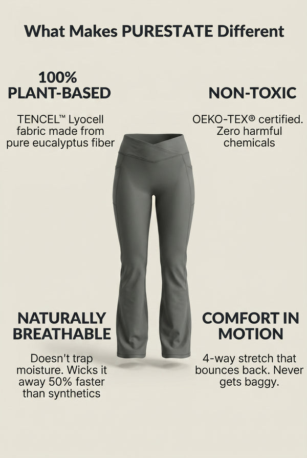 High-Rise Flare Leggings with Pockets