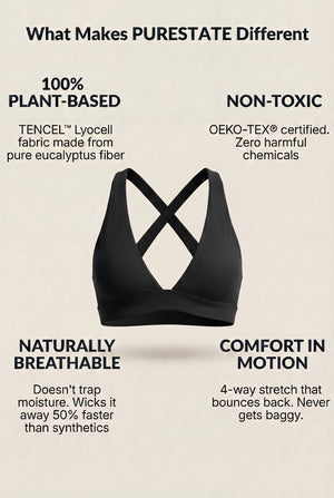 V-Neck Crossback Sports Bra