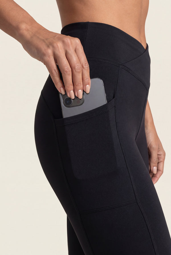 High-Rise Flare Leggings with Pockets