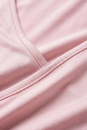 Foldover Flare Pants – Pink