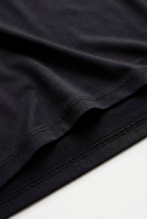 Long Sleeve Layering Top – Black