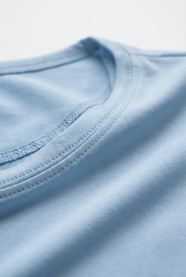 Long Sleeve Layering Top – Sky Blue