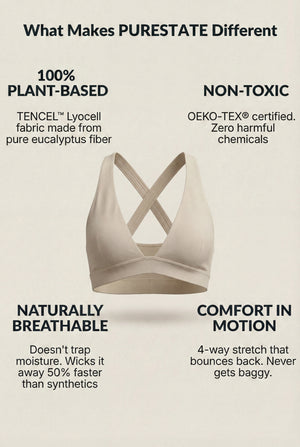 V-Neck Sports Bra – Ivory