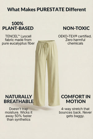 Wide-Leg Drawstring Pants – Soft Yellow