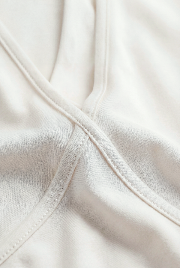 Foldover Flare Pants – White