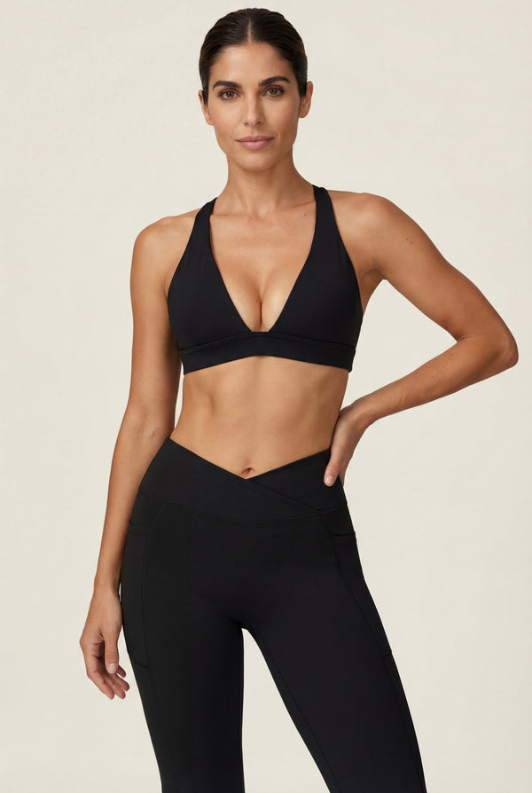 Active Bra Top – Black