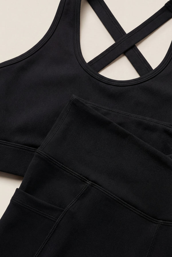 Active Bra Top – Black