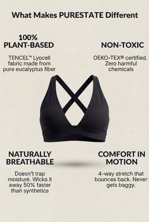 Active Bra Top – Black