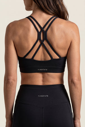 Strappy-Back Sports Bra