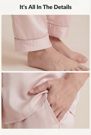 Short-Sleeve Pajama Set in Blush