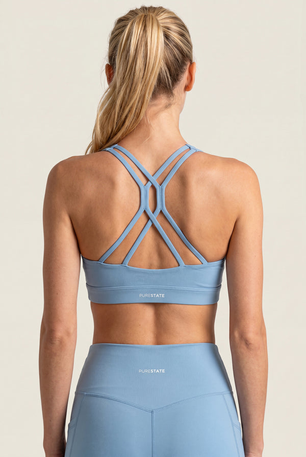 Strappy-Back Sports Bra