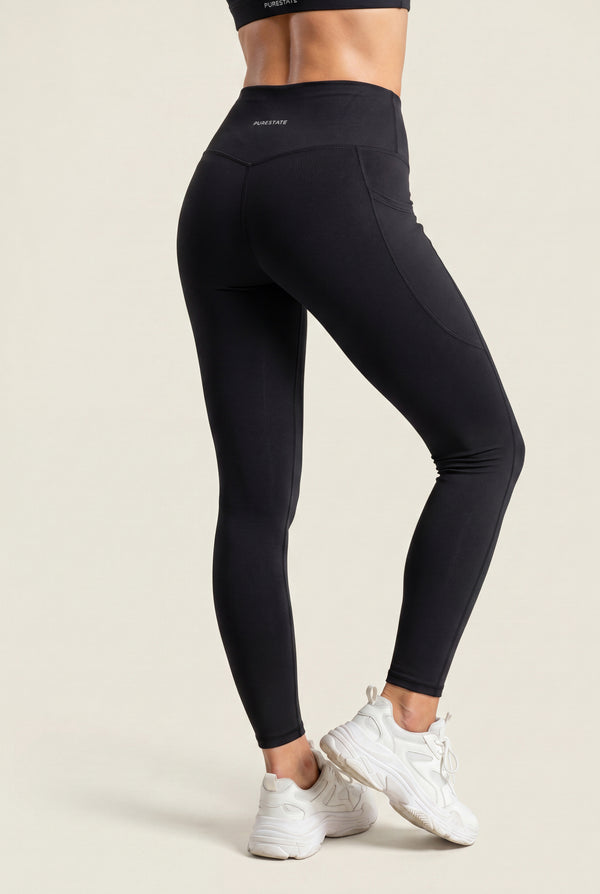 High-Rise Full-Length Leggings with Pockets