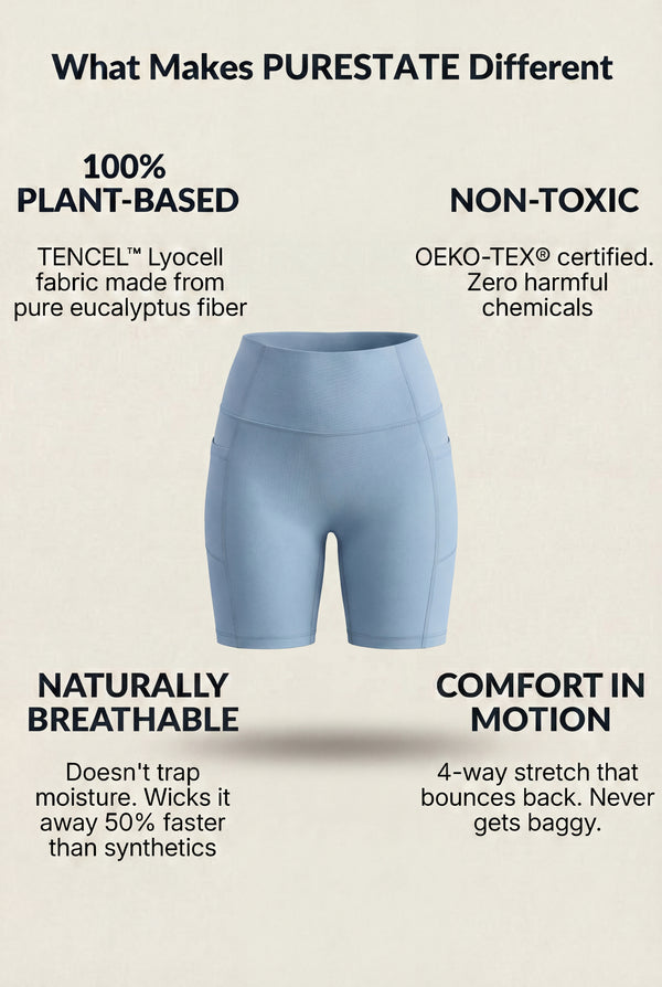 High-Rise Bike Shorts with Pockets