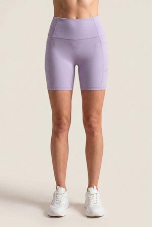High-Rise Bike Shorts with Pockets