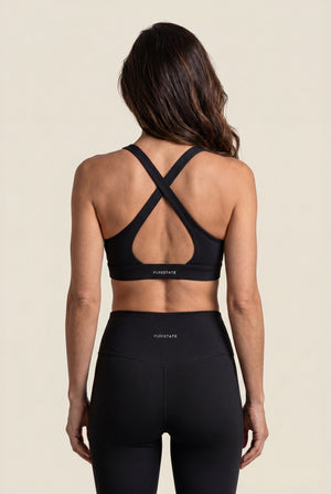 V-Neck Crossback Sports Bra