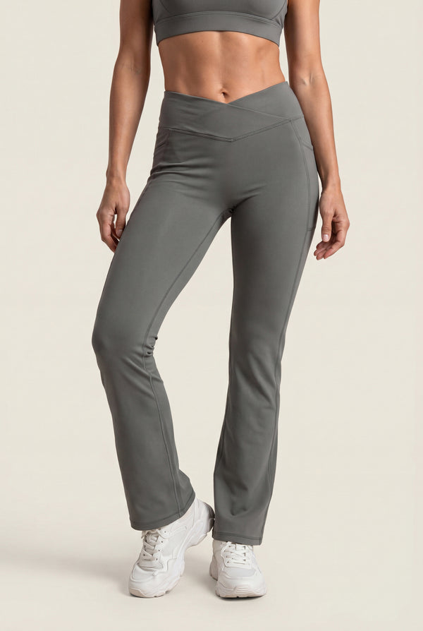 High-Rise Flare Leggings with Pockets