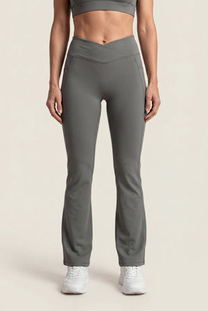 High-Rise Flare Leggings with Pockets