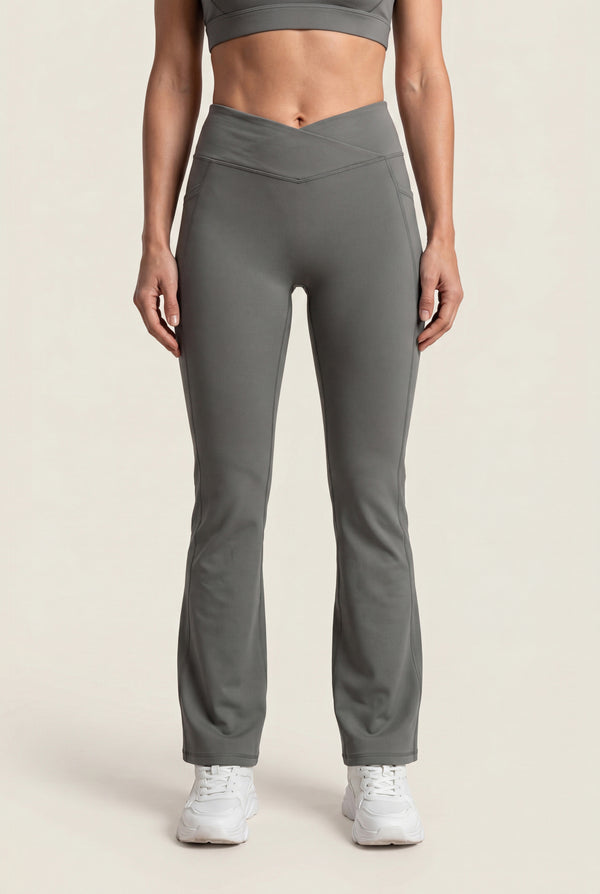 High-Rise Flare Leggings with Pockets