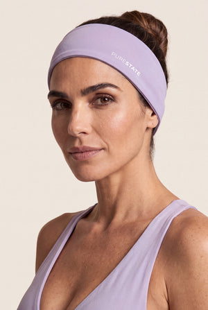 Wide Training Headband in Lilac