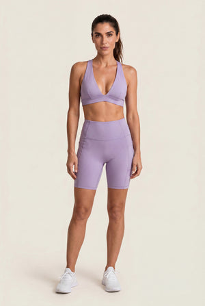 High-Rise Bike Shorts with Pockets