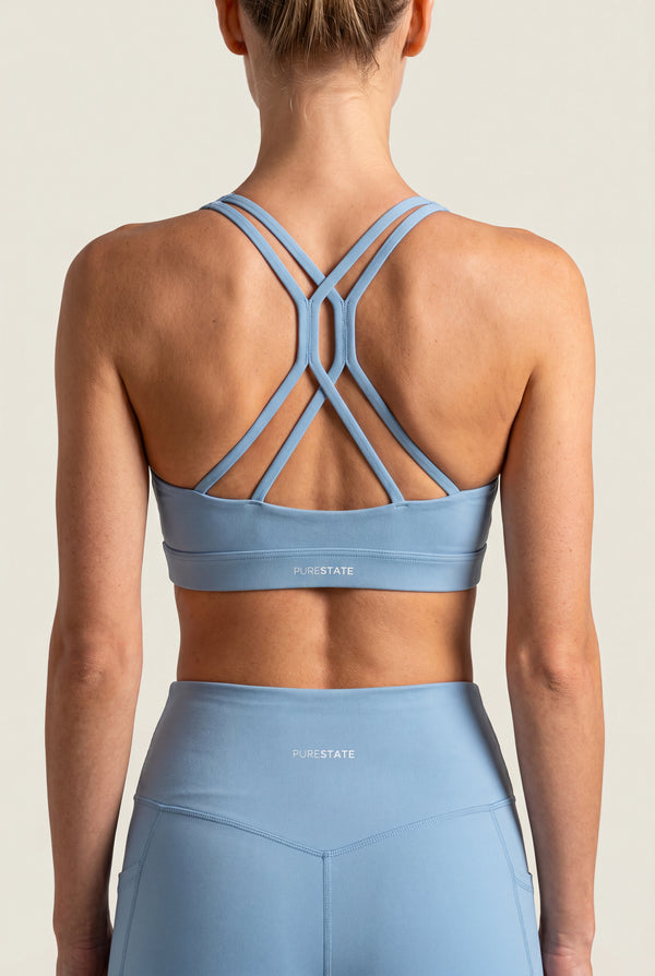 Strappy-Back Sports Bra