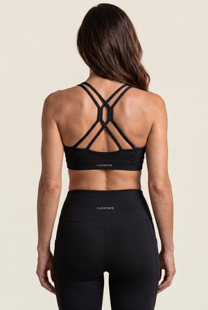 Strappy-Back Sports Bra