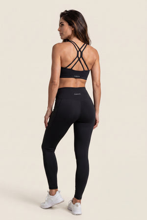 Strappy-Back Sports Bra