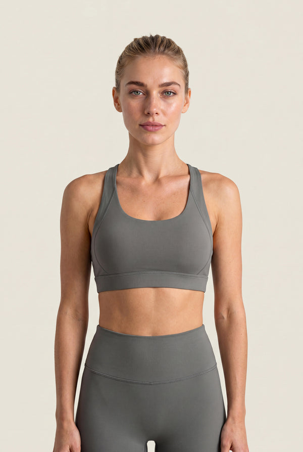 Strappy-Back Sports Bra