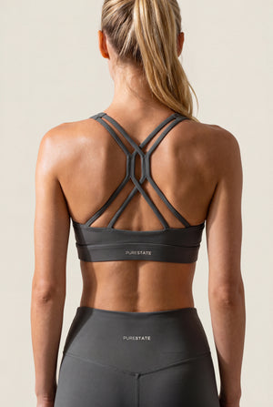 Strappy-Back Sports Bra