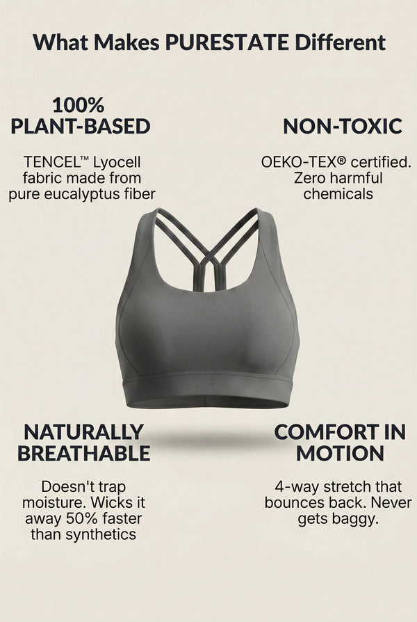 Strappy-Back Sports Bra