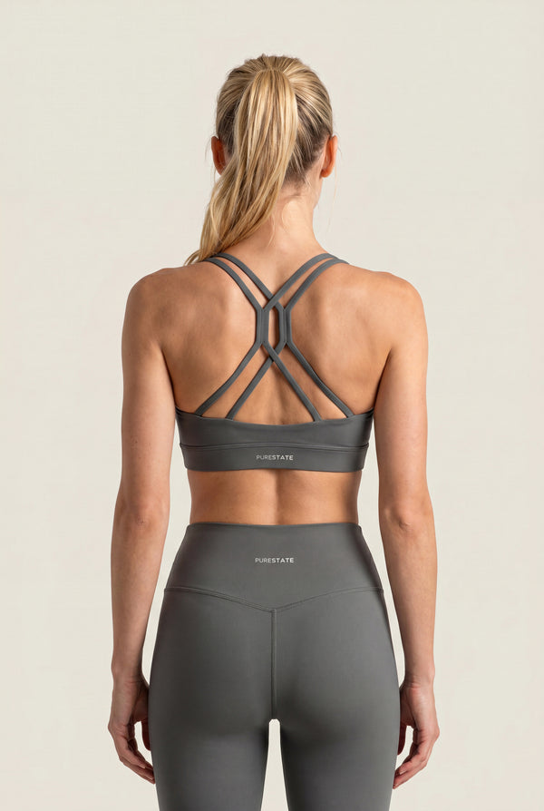 Strappy-Back Sports Bra